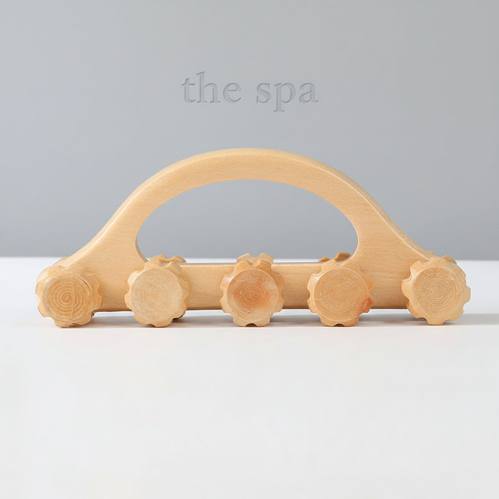Lymphatic Drainage Massager, Hemu Hardwood, 10 Roller Wheels