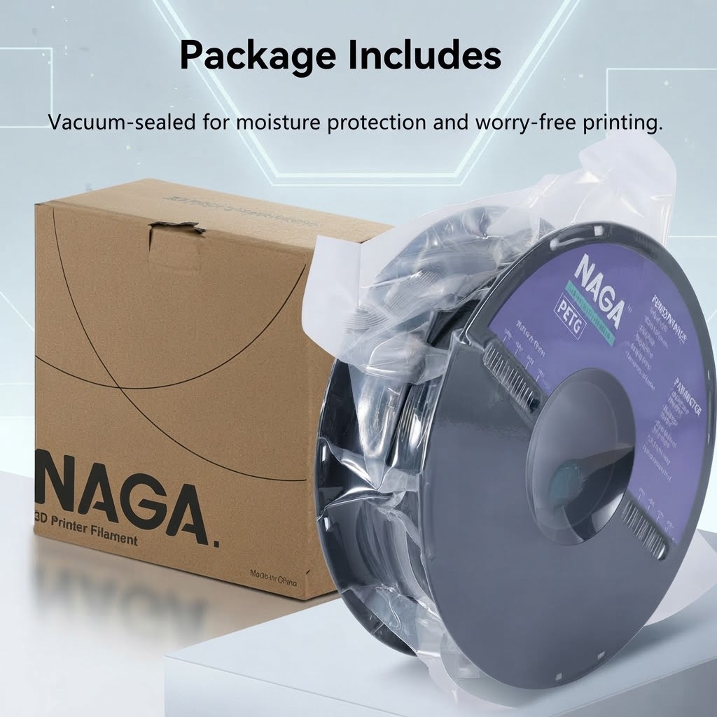 Premium PETG 3D Printer Filament, 1.75mm, +/-0.02mm, 1kg (2.2lbs) Spool