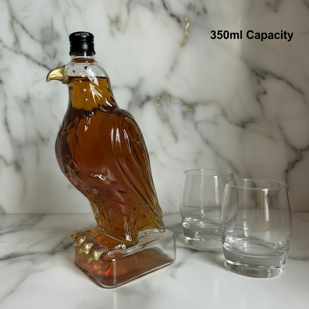 Majestic Eagle Liquor Decanter, 350ml
