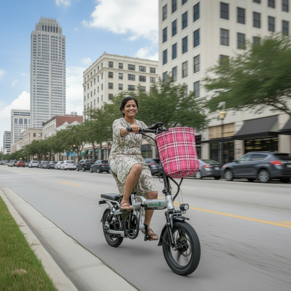 Electric Adult/Teen Foldable Bicycle, 48V, 10Ah, 400W (Special order, North Florida, Local Pick-up/Delivery Only)
