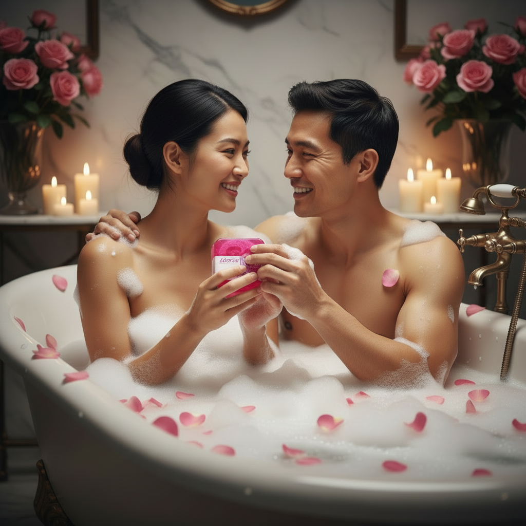 Rose and Loofah Plant Soap, 100g