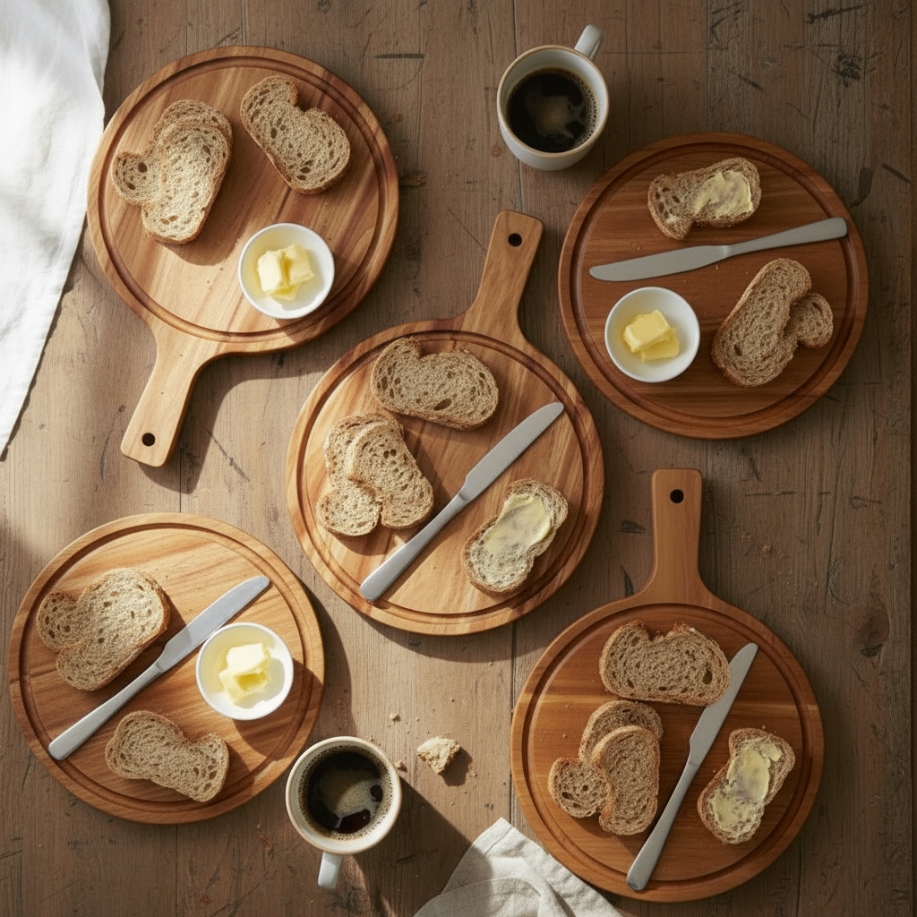 Serving Board/Pizza Tray, Acacia Hardwood, 15x11"