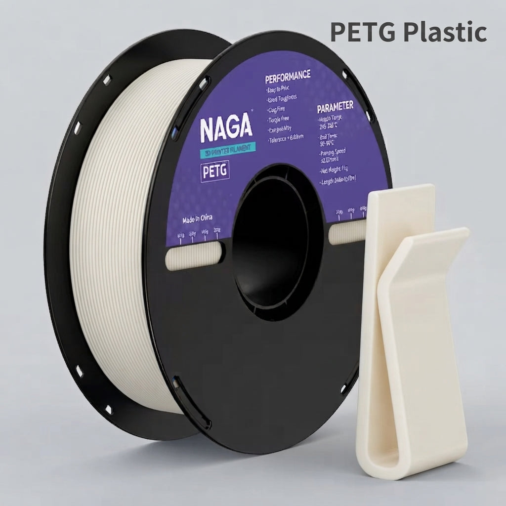 Premium PETG 3D Printer Filament, 1.75mm, +/-0.02mm, 1kg (2.2lbs) Spool