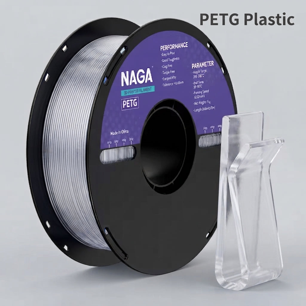Premium PETG 3D Printer Filament, 1.75mm, +/-0.02mm, 1kg (2.2lbs) Spool