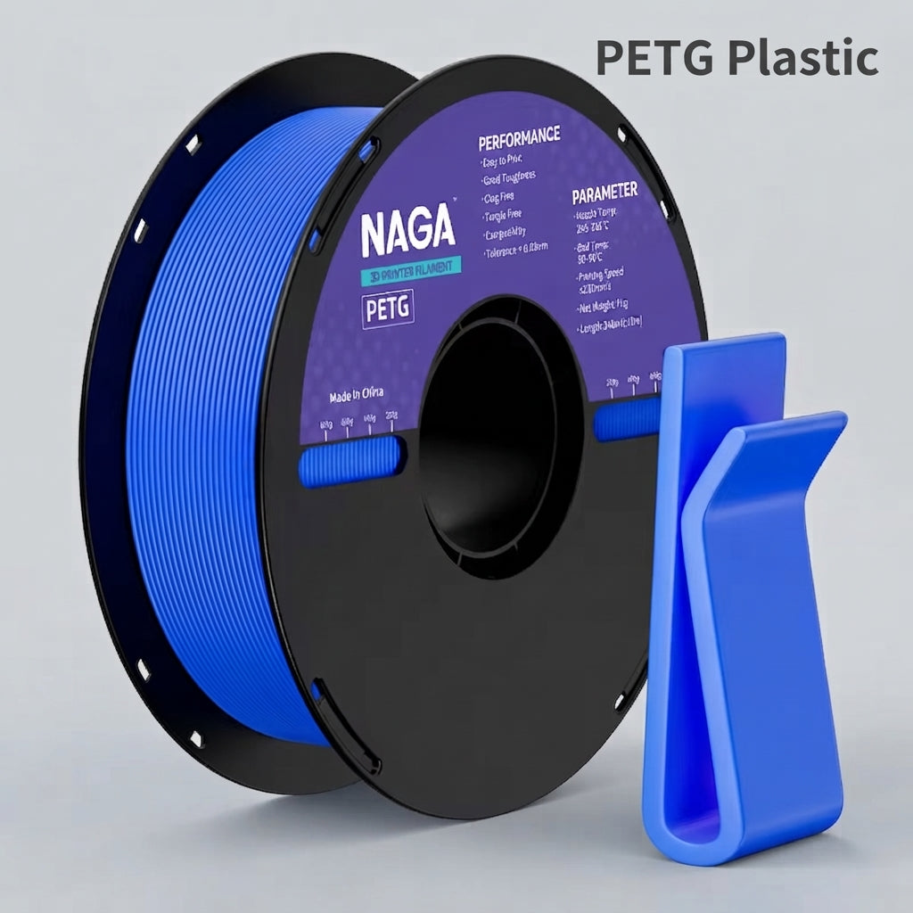 Premium PETG 3D Printer Filament, 1.75mm, +/-0.02mm, 1kg (2.2lbs) Spool