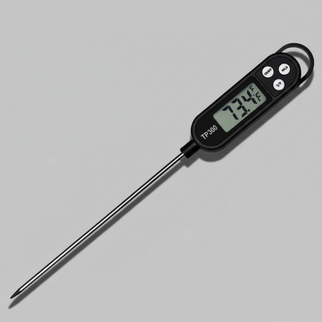 Digital Household Thermometer Probe for Meats and Liquids