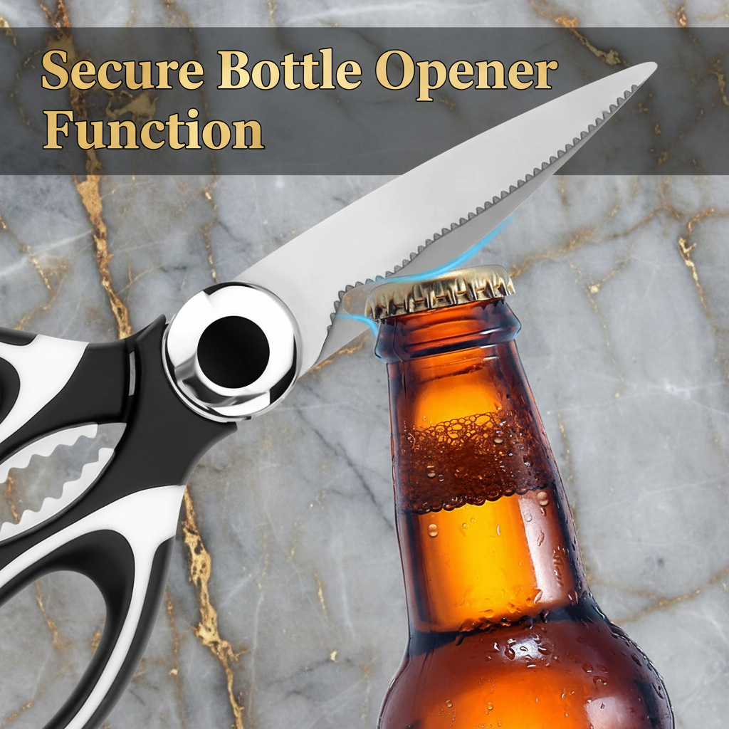 Heavy-Duty Multi-Function Shears with Protective Cover