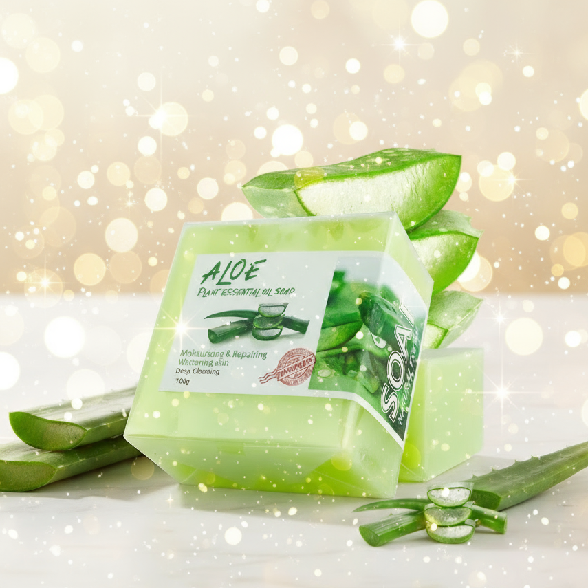Handmade Plant Soap with Aloe Vera, 100g