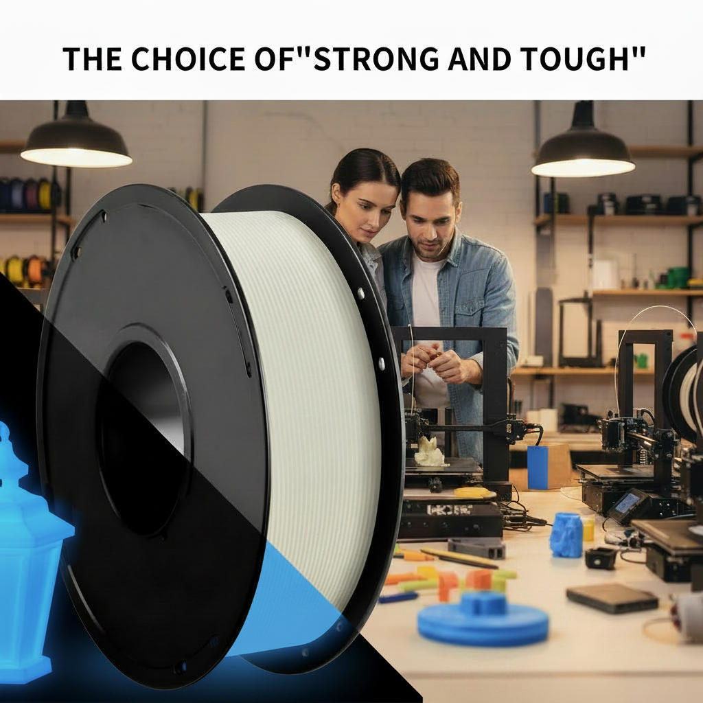 Premium Luminous Glow-in-the-Dark 3D Printer KELEIDI Brnd PLA Filament 1 kg (2.2lb) Spools