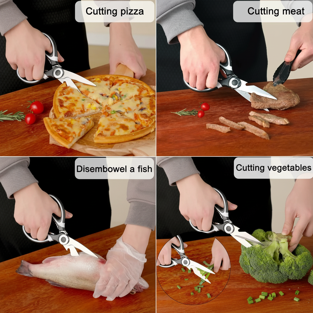 Heavy-Duty Multi-Function Shears with Protective Cover