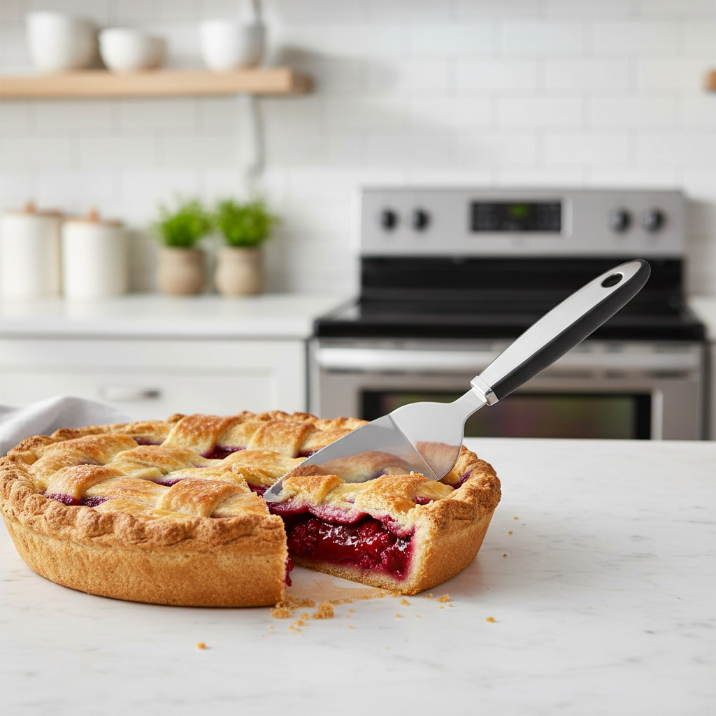 Rolling Pizza Cutter/Spatula Tool Set, Stainless Steel