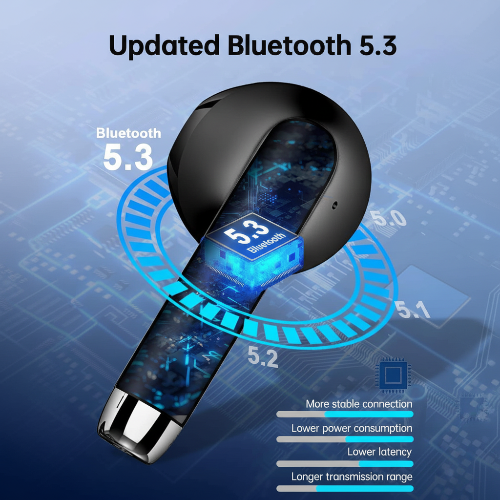 Wireless Earbuds Bluetooth 5.0 Headphones