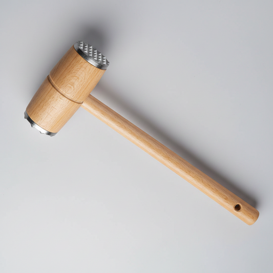 Dual-Sided Wooden Meat Mallet / Tenderizer