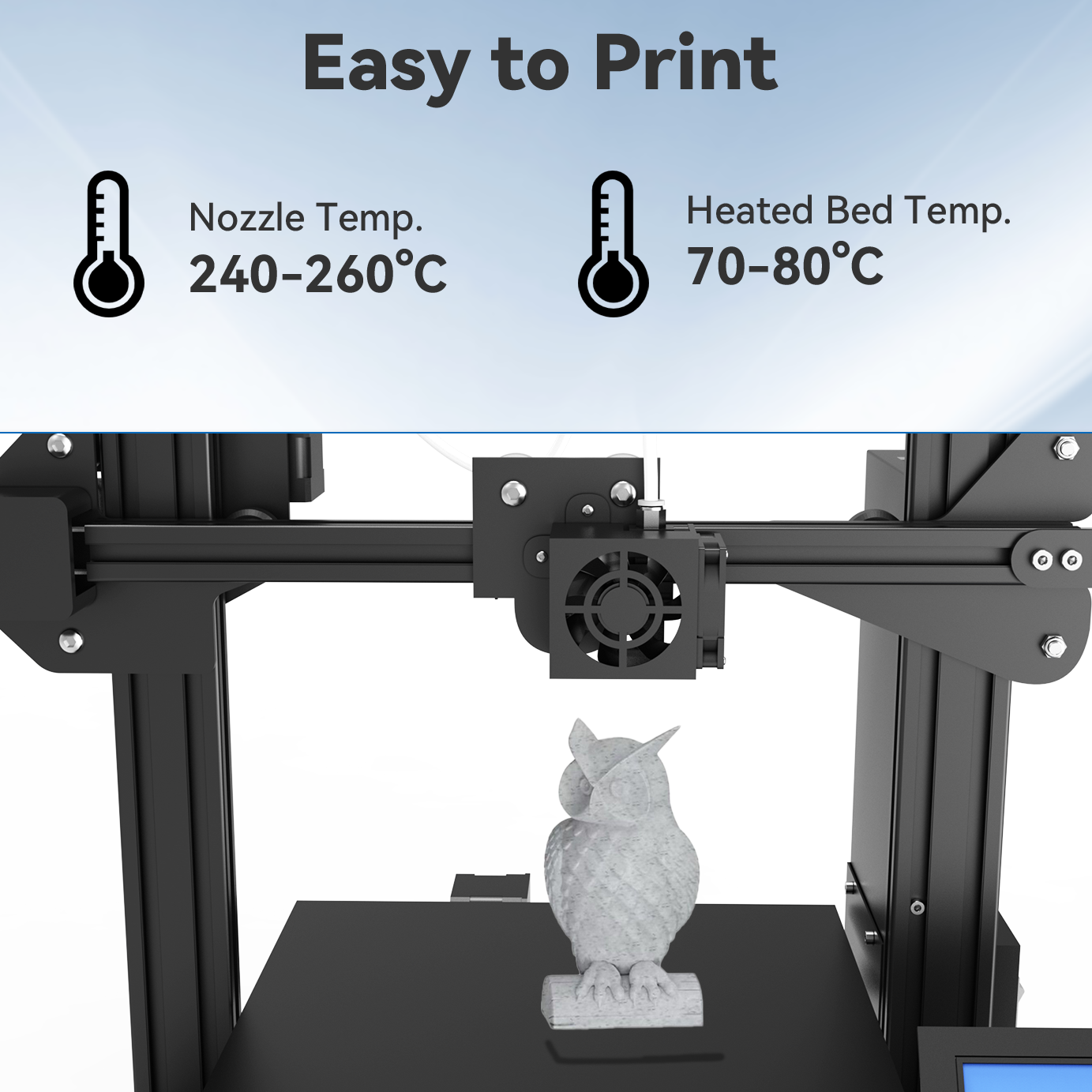 PETG 3D Printing Marble Consumables, High-Speed 1.75mm, 1KG Spool