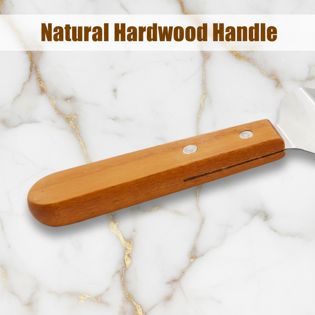 Cake/Pizza Spatula with Wooden Handle
