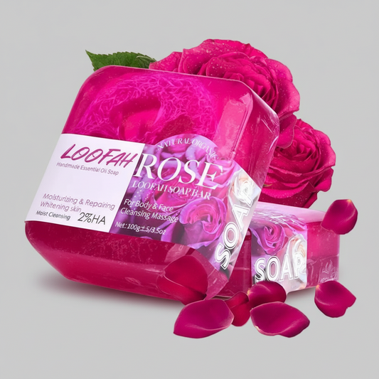 Rose and Loofah Plant Soap, 100g