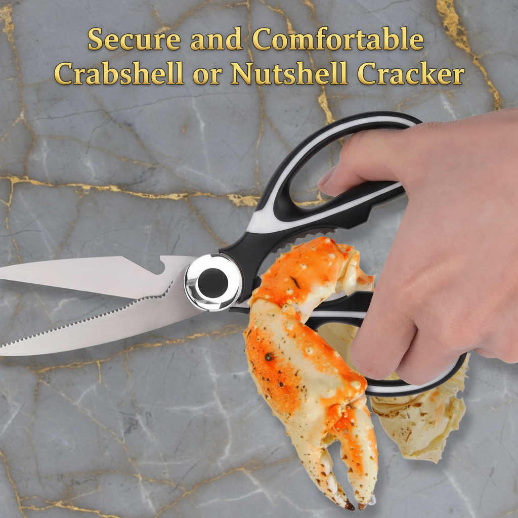 Heavy-Duty Multi-Function Shears with Protective Cover