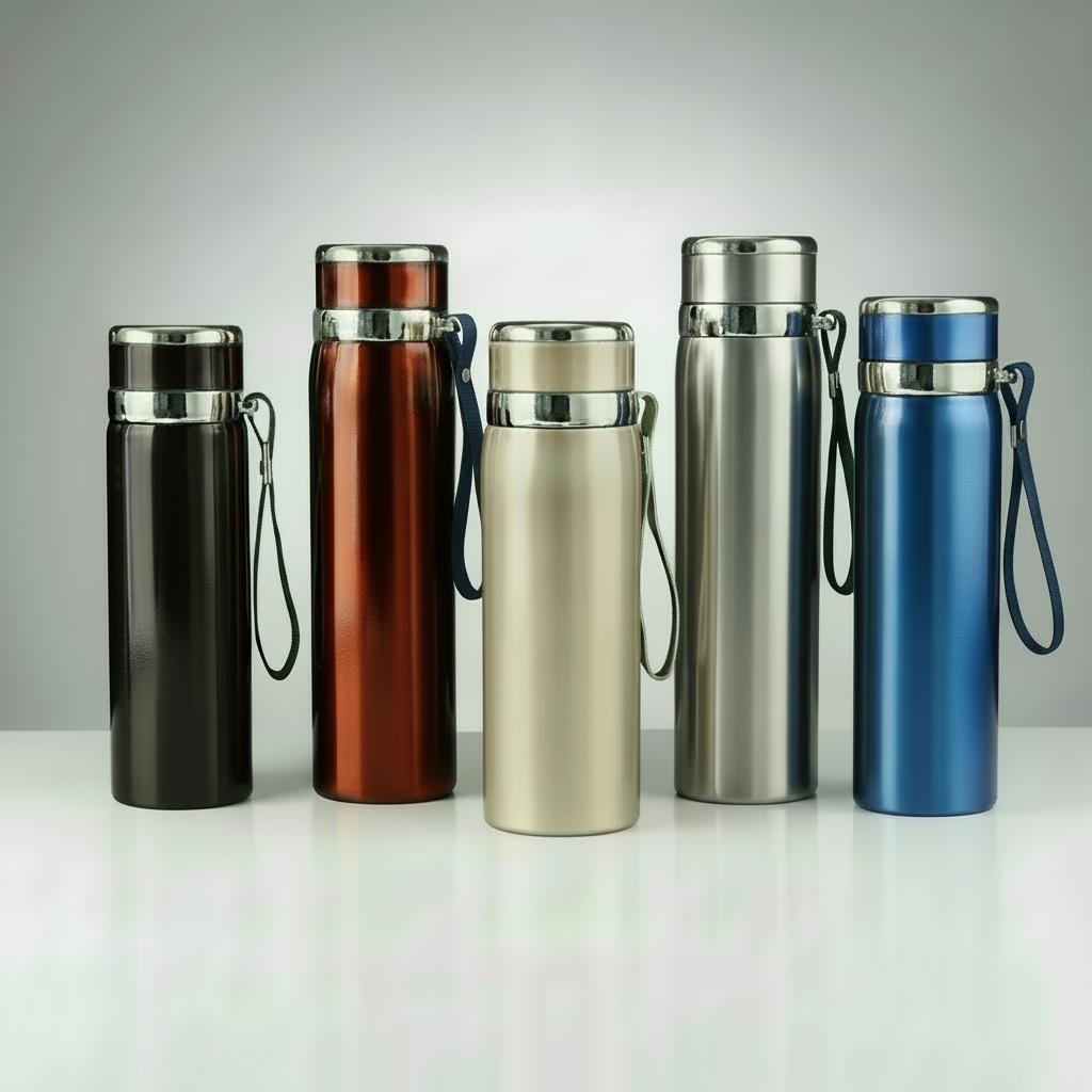 Vacuum Insulated Thermos, Double-wall Stainless Steel, 34 Oz (1L)