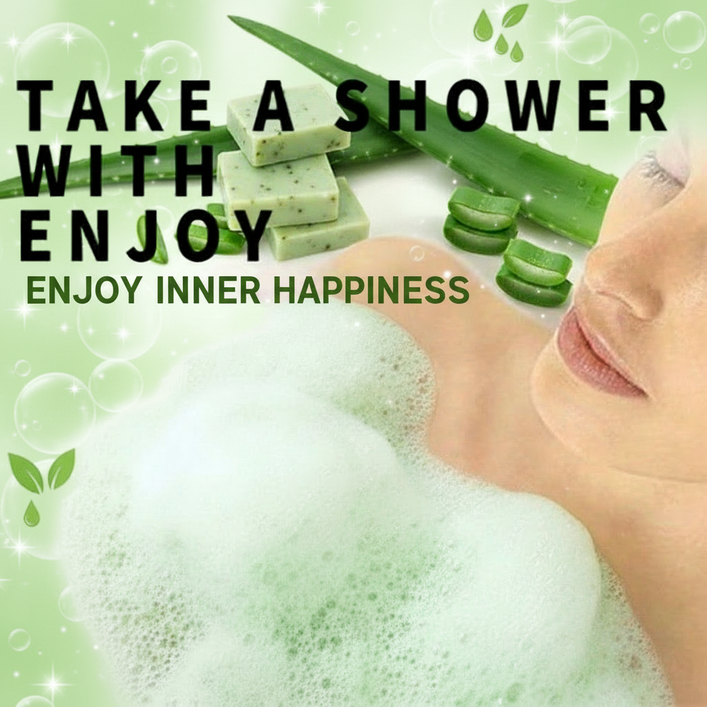 Handmade Plant Soap with Aloe Vera, 100g