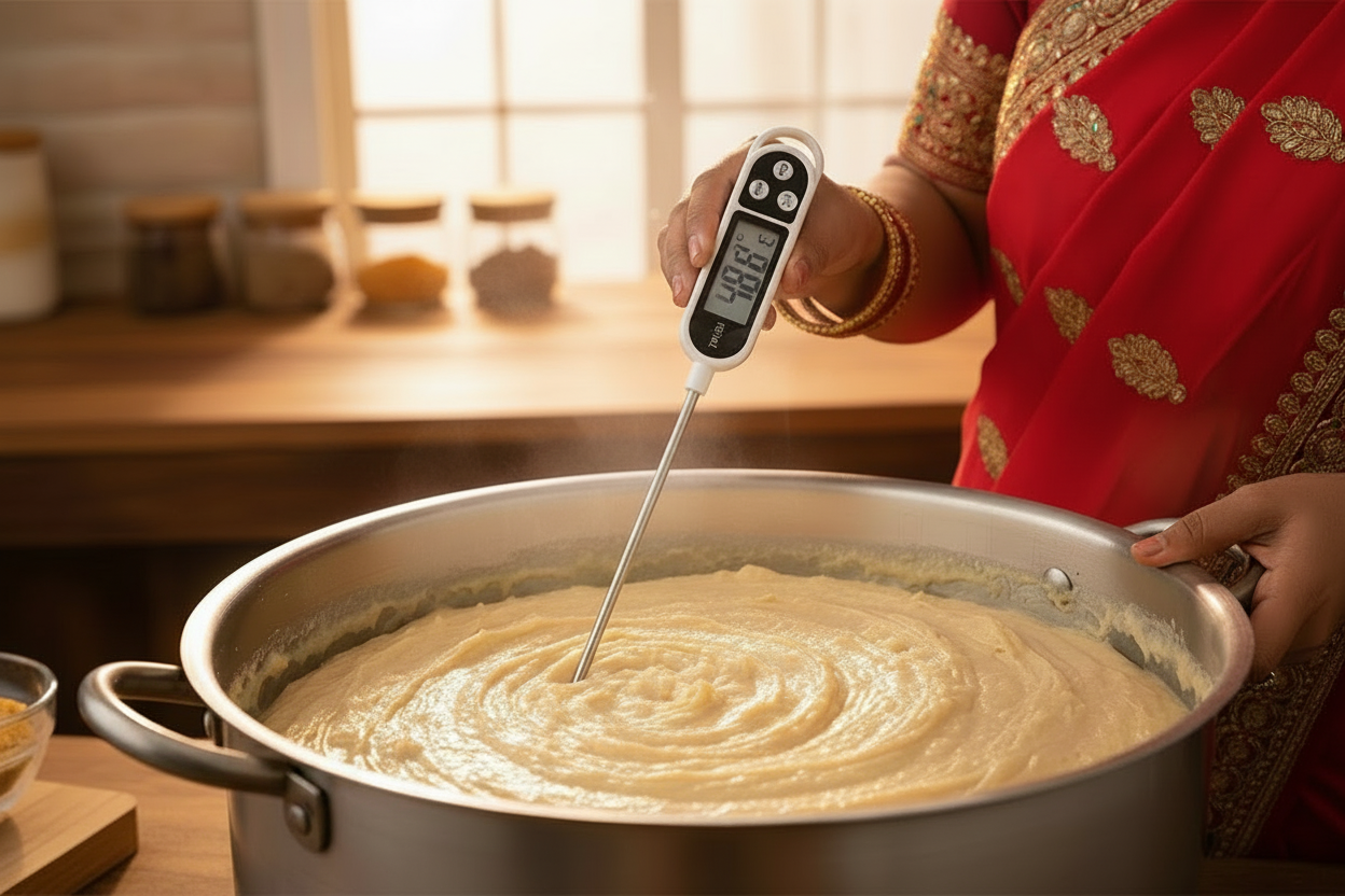 Digital Household Thermometer Probe for Meats and Liquids