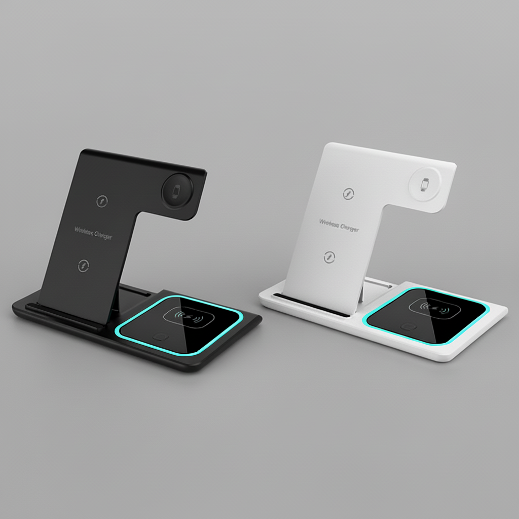Multifunction 3-in-1 Wireless Charger Stand