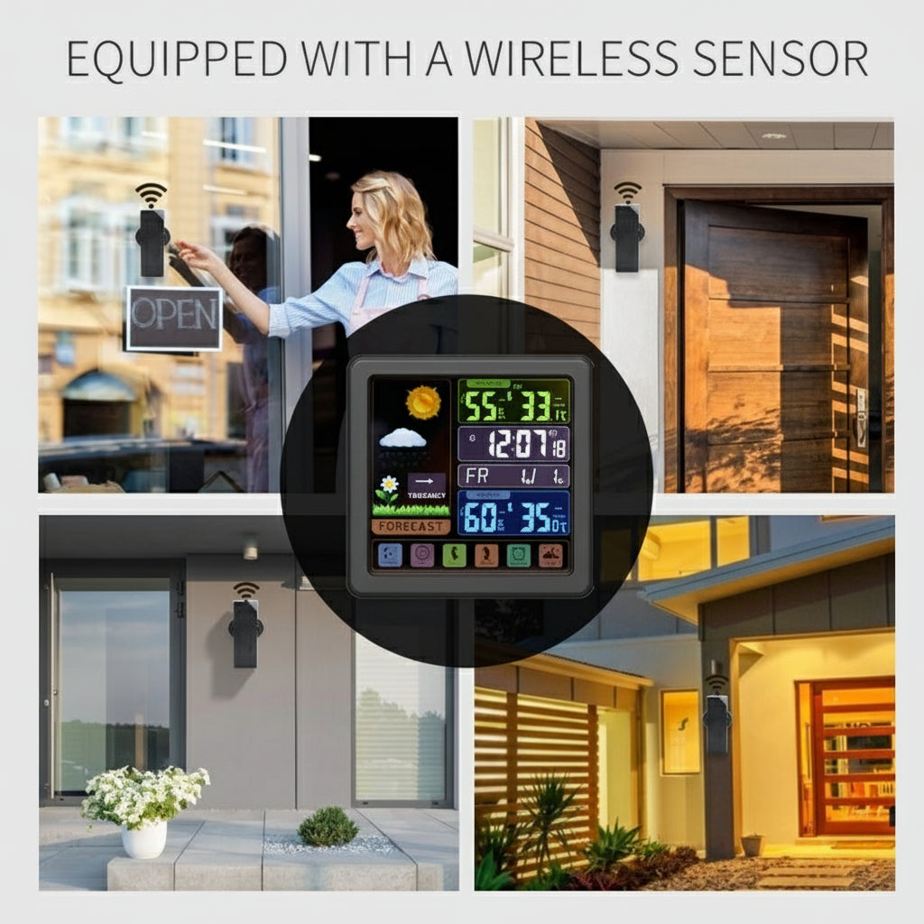 Digital Weather Station, with Indoor and Outdoor Wireless sensor