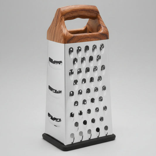 Vegetable/Chease Grater, 4 Sides, Stainless Steel