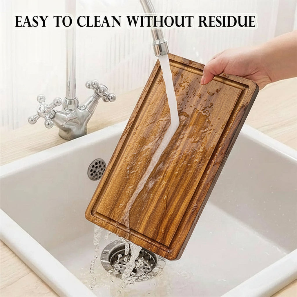 Acacia Wood Cutting/Serving Board, 3pcs Set