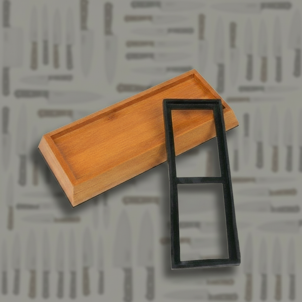 Knives Sharpening Water Stone, with a bonus Angle Guide