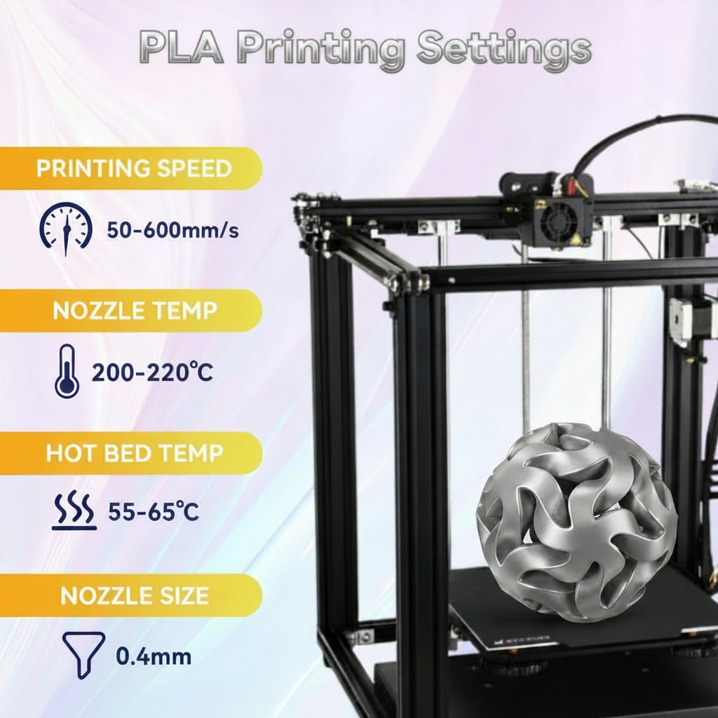 3D Printing KELEIDI Brand PLA Silk Metallic Series Filament, High-Speed 1.75mm, 1 kg (2.2 lb)Spool (Gold / Silver / Copper)