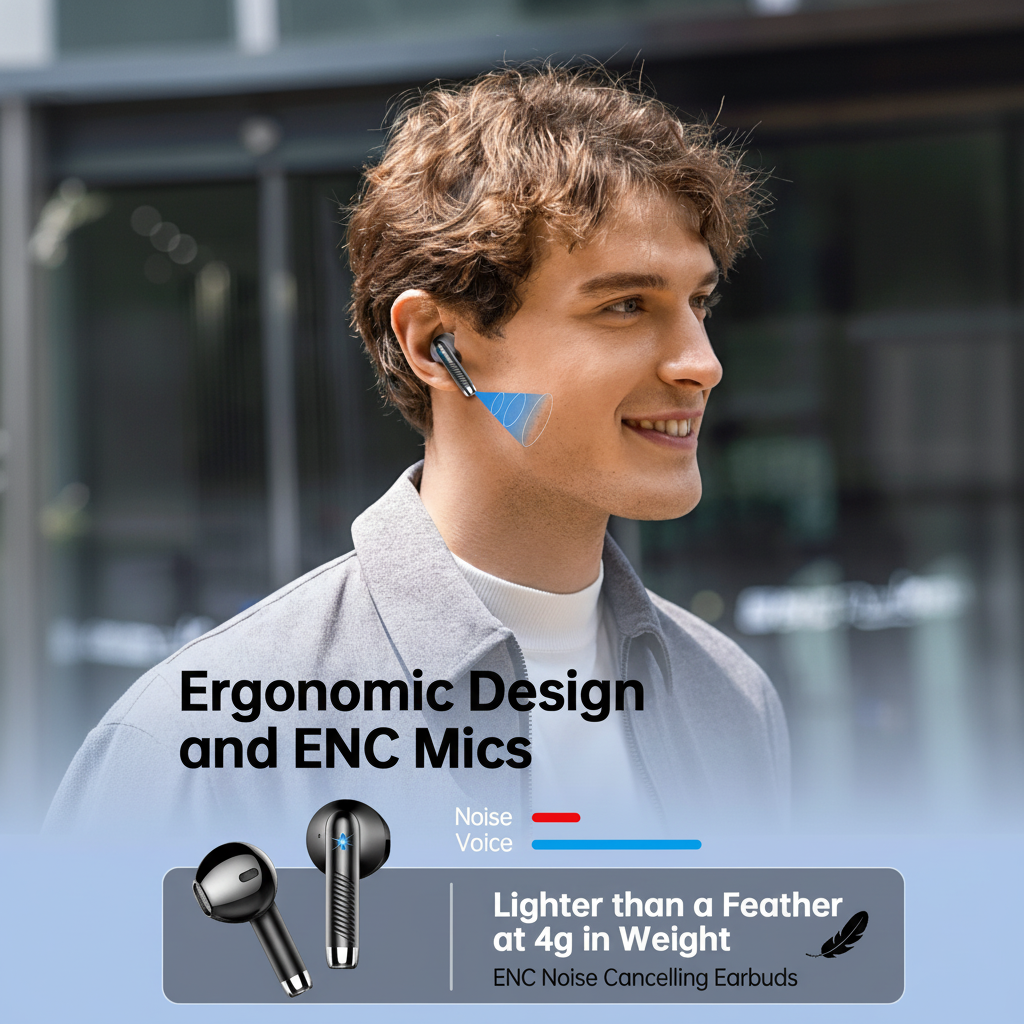 Wireless Earbuds Bluetooth 5.0 Headphones