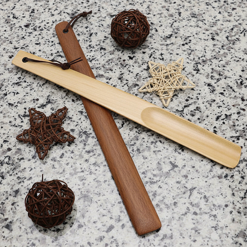 Wooden Shoehorn, 15" Long Handle