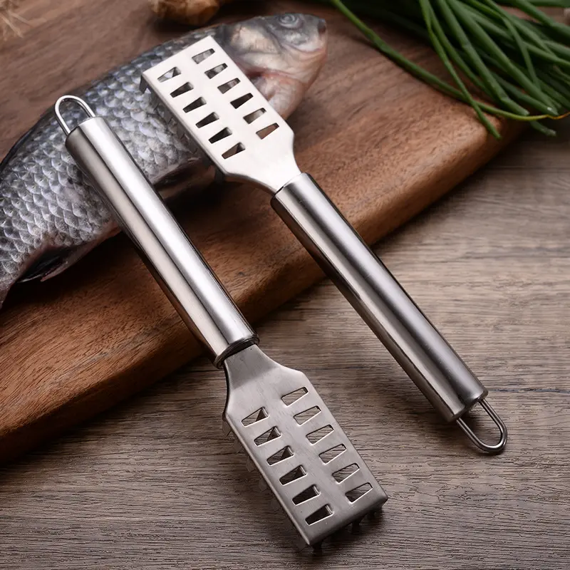 Stainless Steel Fish Scaler, 8 inches