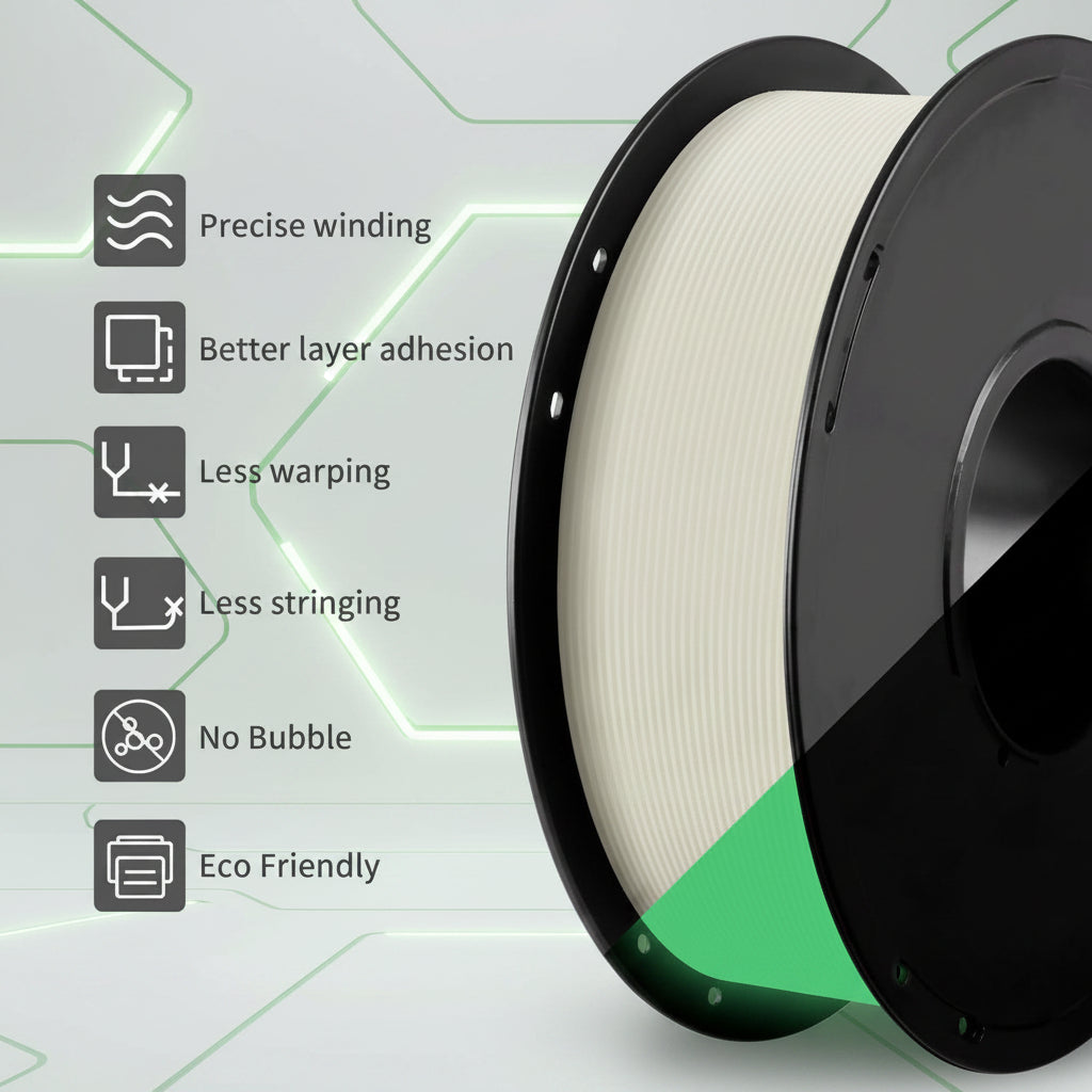 Luminous Glow-in-the-Dark 3D Printer PLA Filament 1 kg (2.2lb)