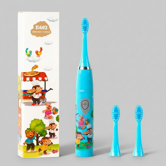 Kids Sonic Toothbrush, Blue, Rechargeable