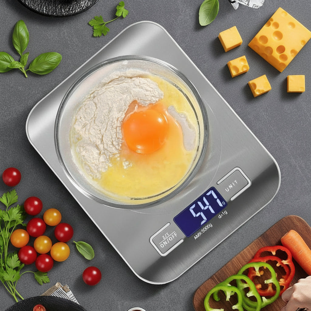 Household Digital Scale, Stainless Steel