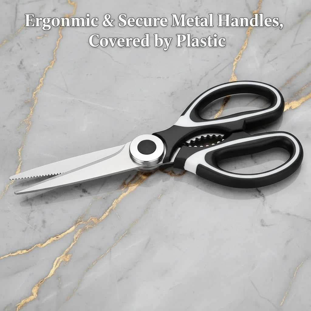 Heavy-Duty Multi-Function Shears with Protective Cover