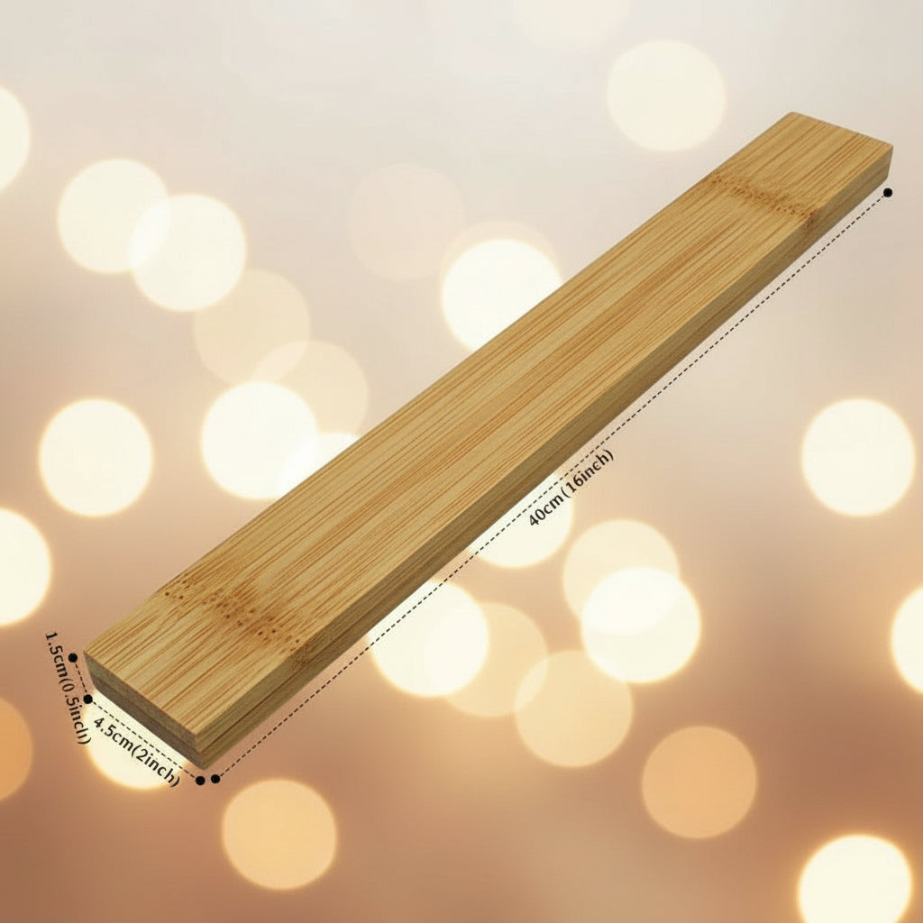 Magnetic Knife Holder, Bamboo, 16 inches