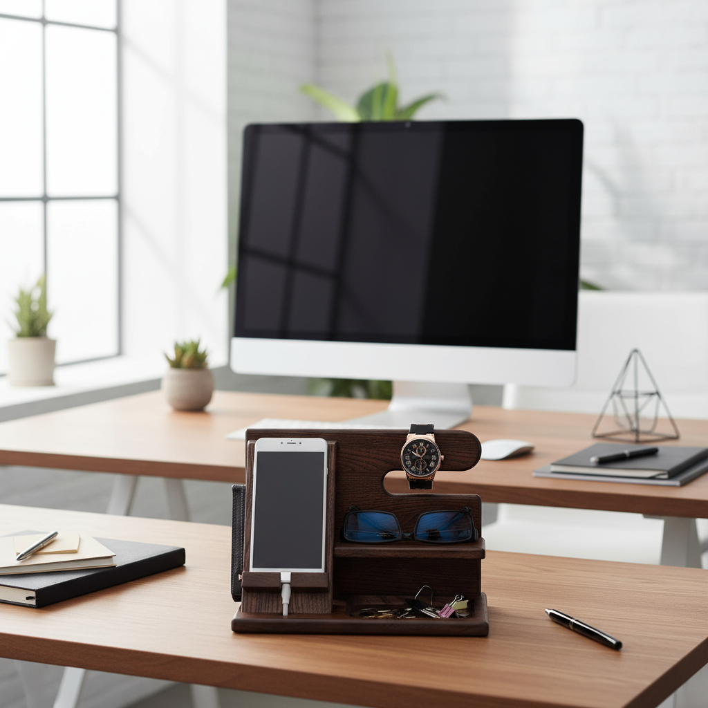Personal Organizer/Charging Station, Phone, Keys, Watches, etc