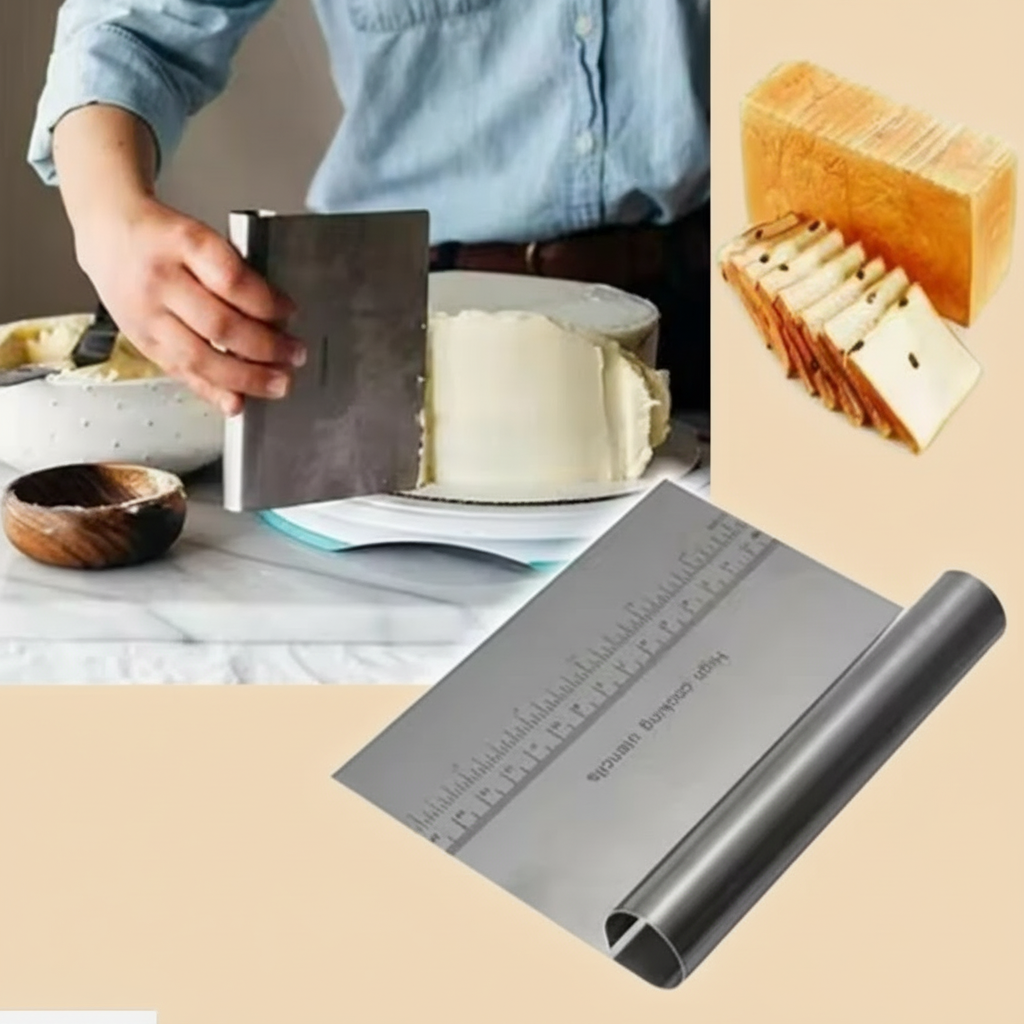 Dough Bench Scraper & Chopper