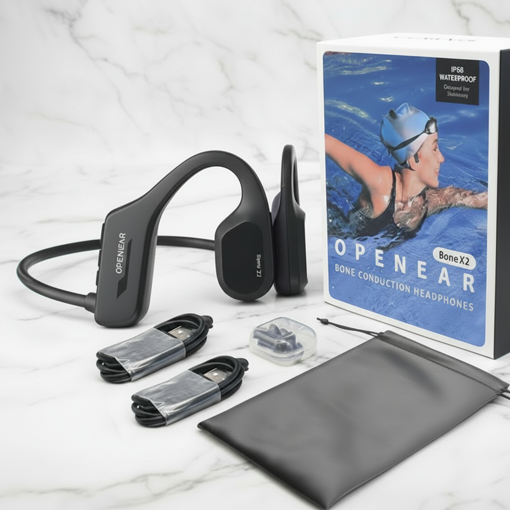 Waterproof Wireless Bone Conduction Headphone With 8GB Memory