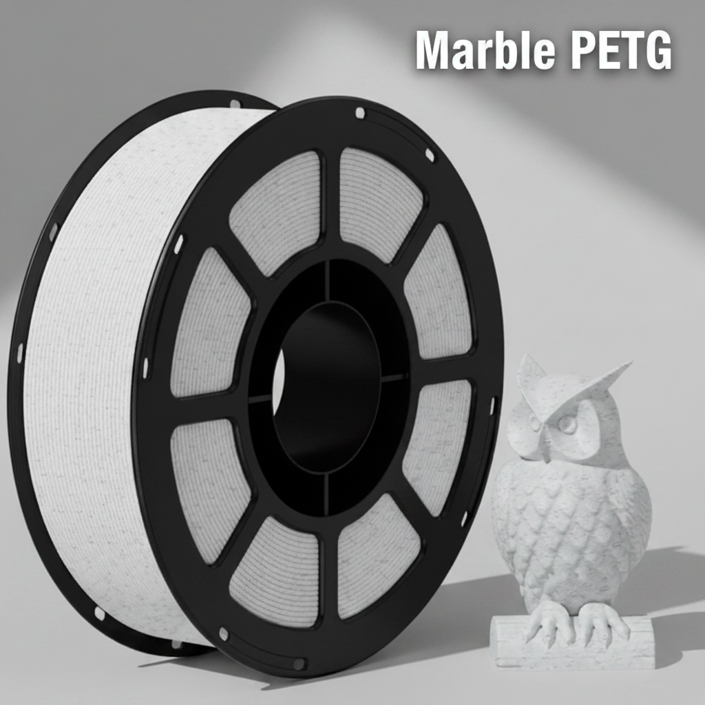 PETG 3D Printing Marble Consumables, High-Speed 1.75mm, 1KG Spool