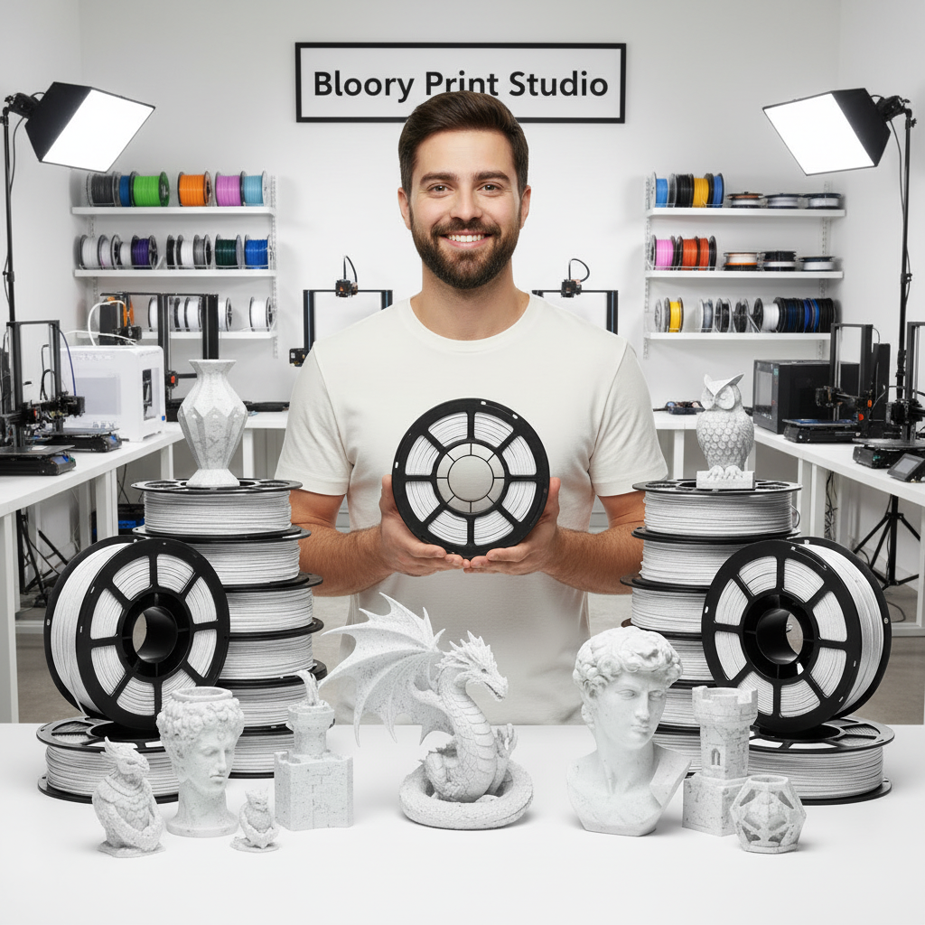 PETG 3D Printing Marble Consumables, High-Speed 1.75mm, 1KG Spool
