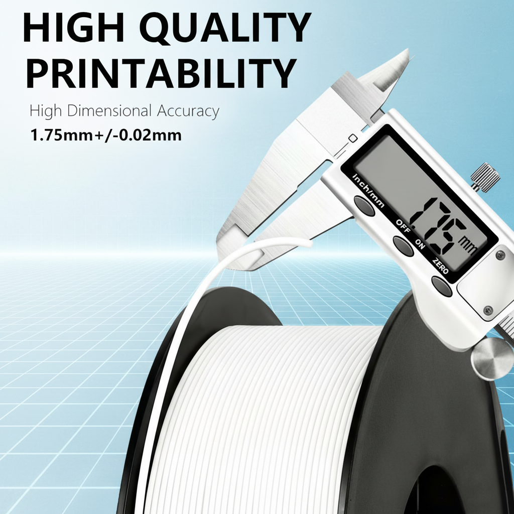 Printing PLA Matte Series Consumables, High-Speed 1.75mm, 1KG Spool (Matte Black / Matte White)
