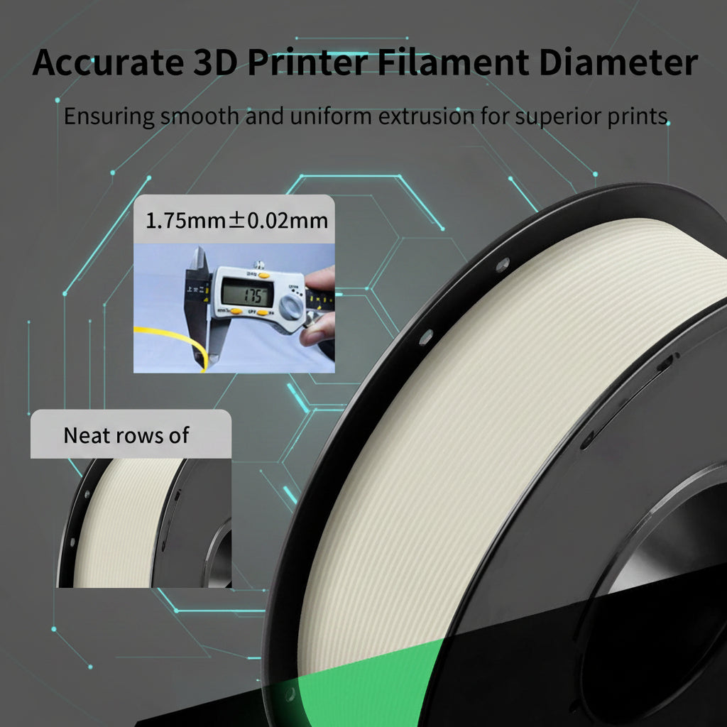 Luminous Glow-in-the-Dark 3D Printer PLA Filament 1 kg (2.2lb)