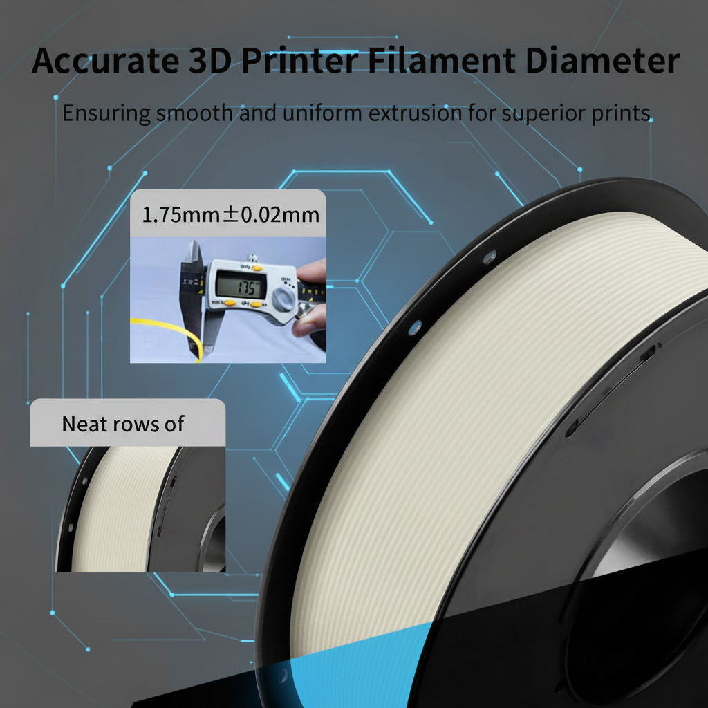 Premium Luminous Glow-in-the-Dark 3D Printer KELEIDI Brnd PLA Filament 1 kg (2.2lb) Spools