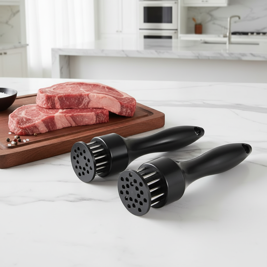 Handheld Spring-Loaded Meat Tenderizer