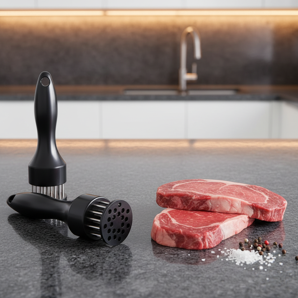 Handheld Spring-Loaded Meat Tenderizer