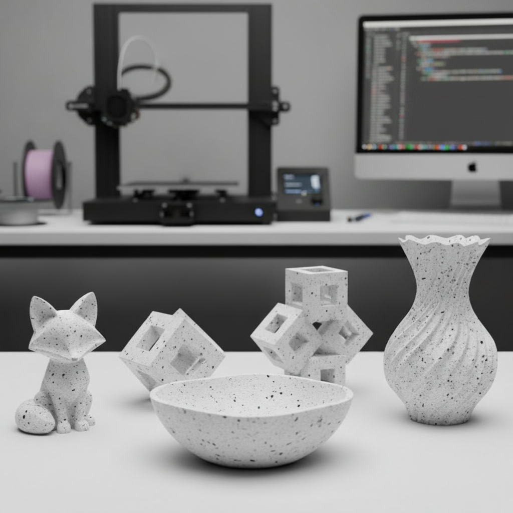 Premium KELEIDI Brand PLA 3D Printing Marble Consumables, High-Speed 1.75mm, 1 kg (2.2 lb)Spool