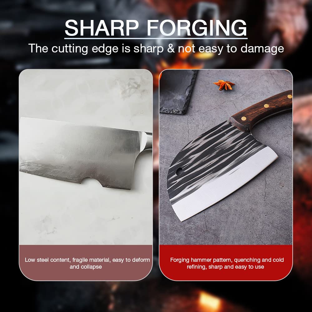 Chief Boning Serbian Chopping Knife